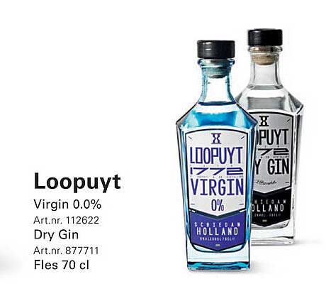 Loopuyt Virgin 0.0% Dry Gin 70 cl