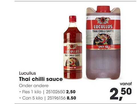 Lucullus Thai chilli sauce