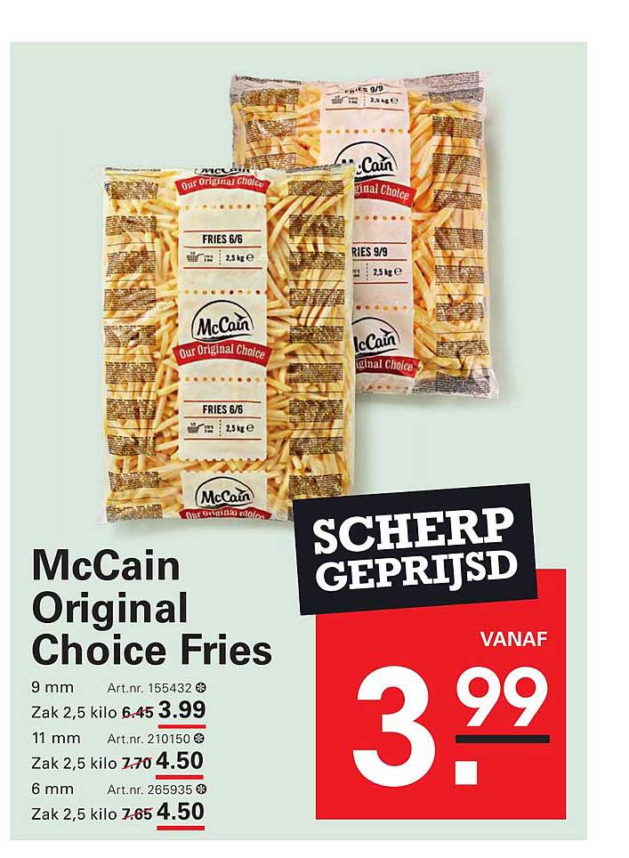 McCain Original Choice Fries