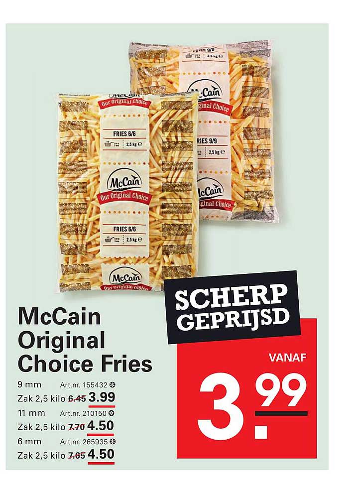 McCain Original Choice Fries