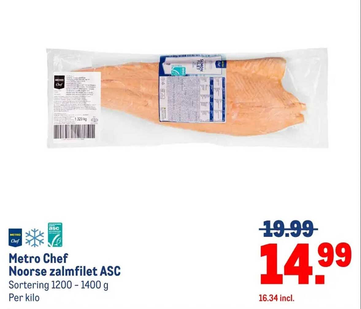 Metro Chef Noorse zalmfilet ASC