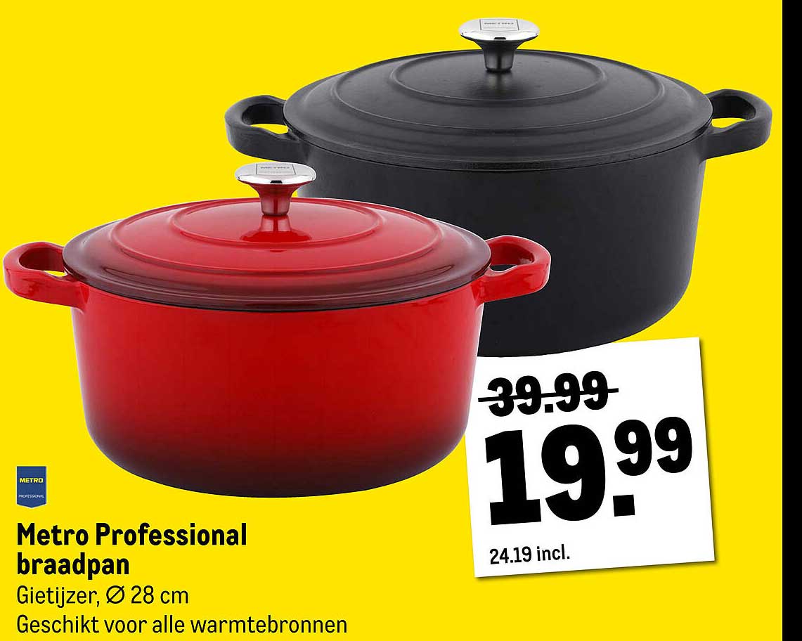 Metro Professional braadpan