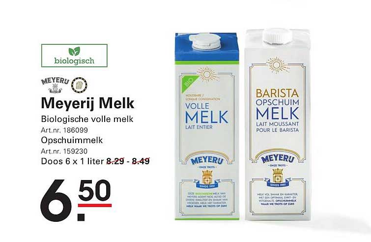 Meyerij Melk Biologische volle melk