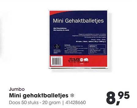 Mini gehaktballetjes