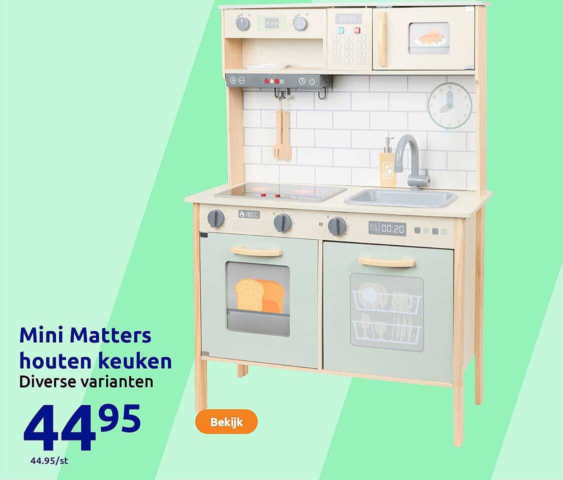 Mini Matters houten keuken Diverse varianten