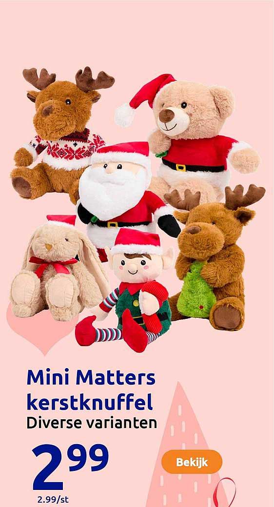 Mini Matters kerstknuffel Diverse varianten