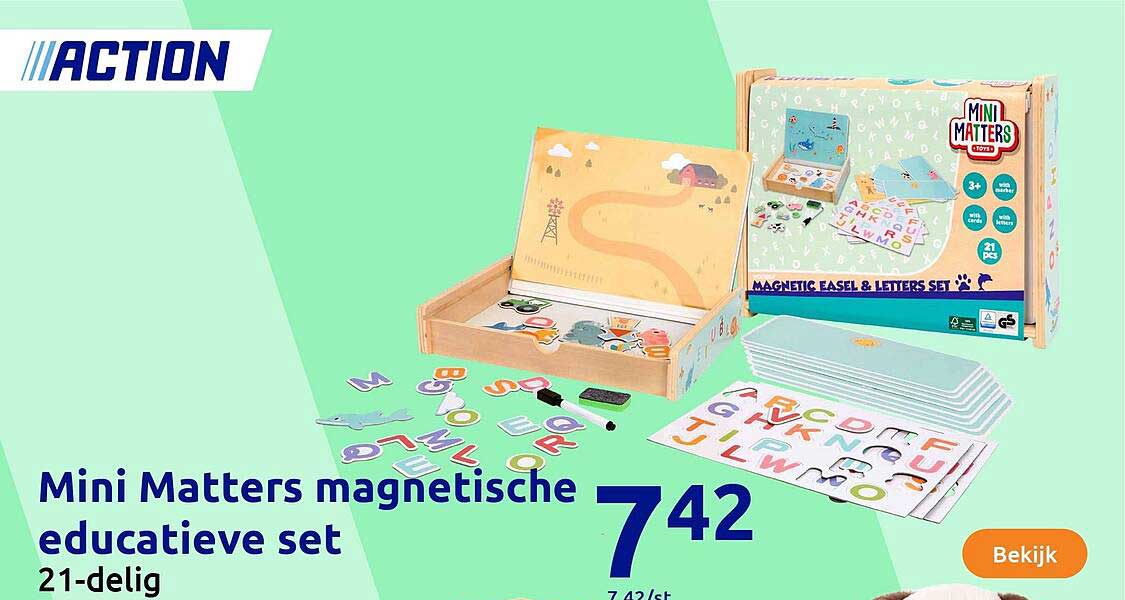 Mini Matters magnetische educatieve set 21-delig