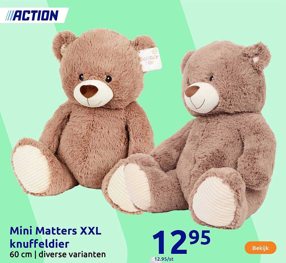 Mini Matters XXL knuffeldier