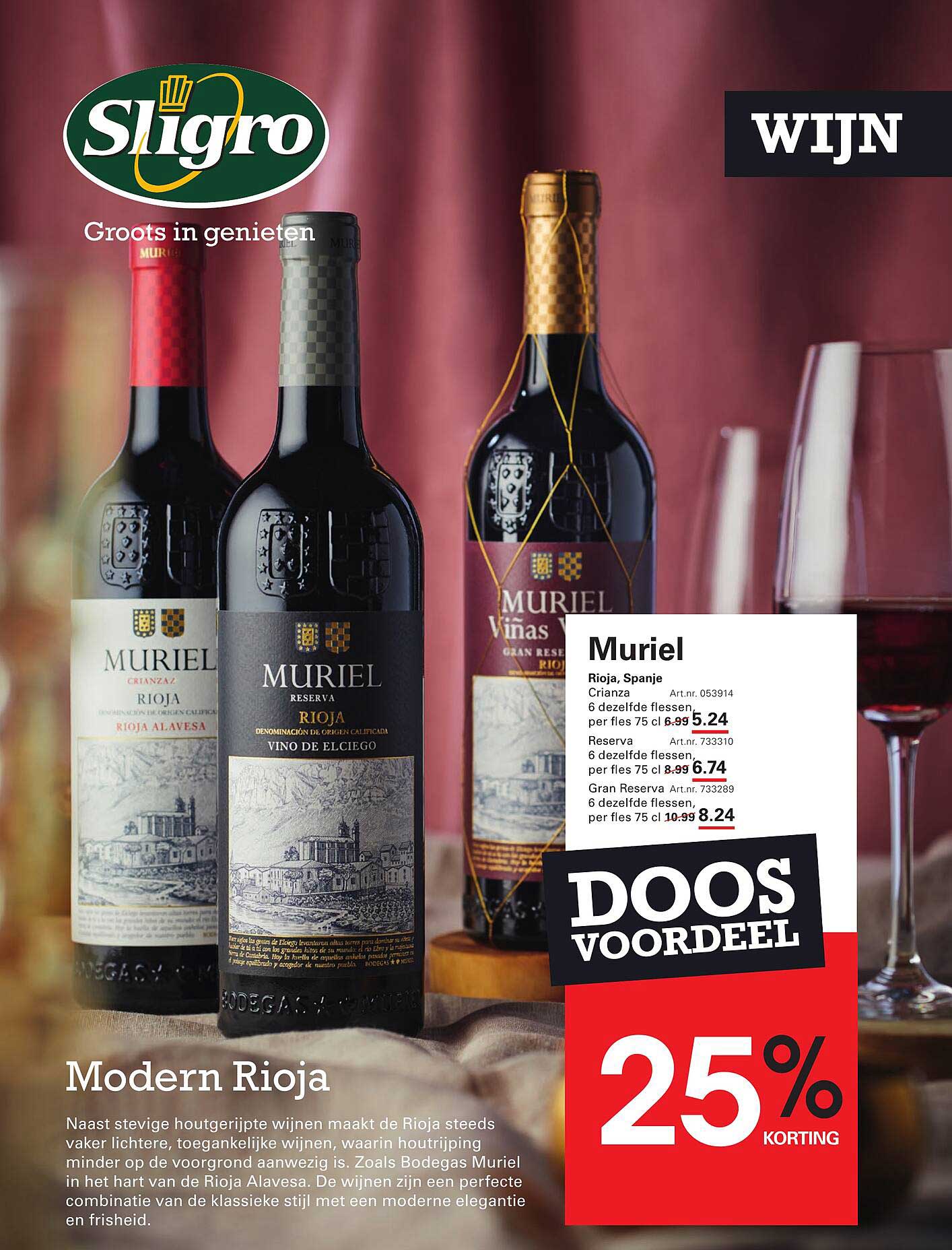 Muriel Wijn aanbieding