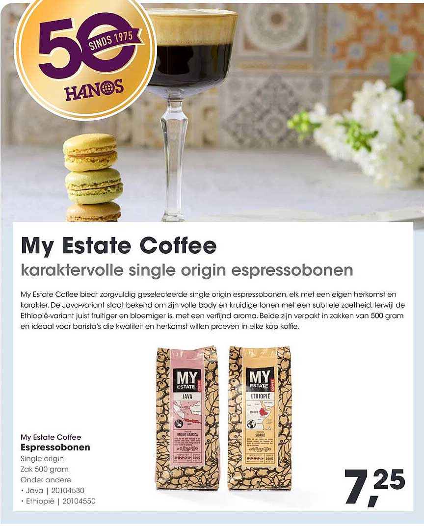 My Estate Coffee karaktervolle single origin espressobonen