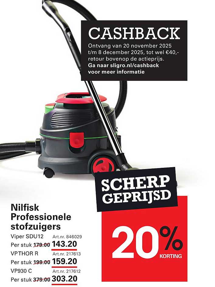 Nilfisk Professionele stofzuigers