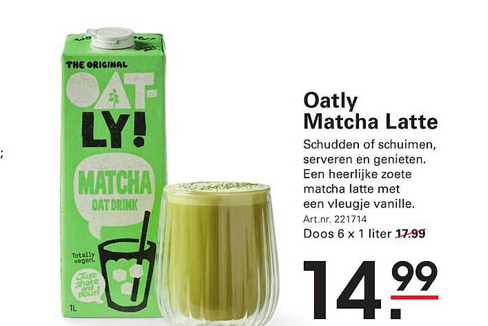Oatly Matcha Latte