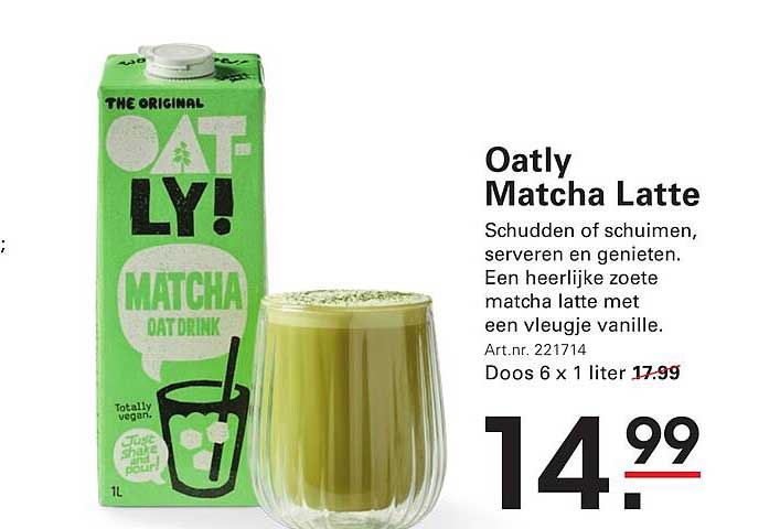 Oatly Matcha Latte