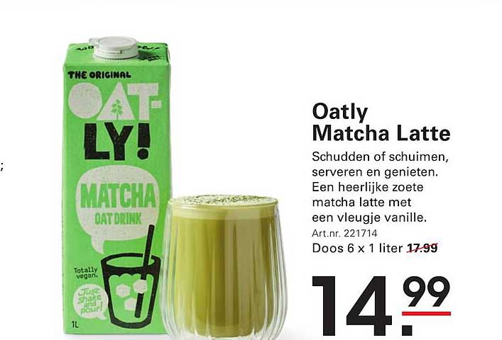 Oatly Matcha Latte