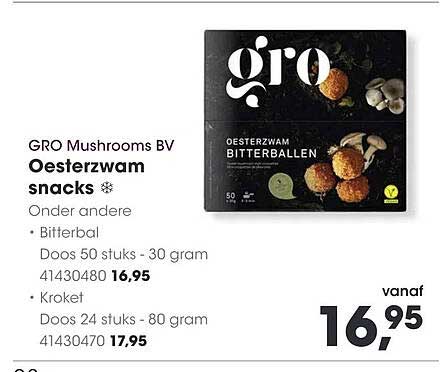 Oesterzwam snacks