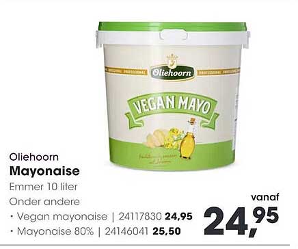 Oliehoorn Mayonaise Emmer 10 liter