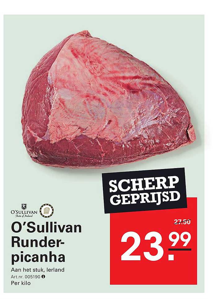 O'Sullivan Runderpicanha