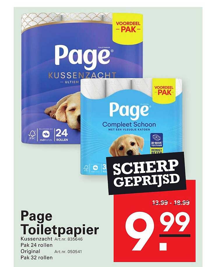 Page Toiletpapier