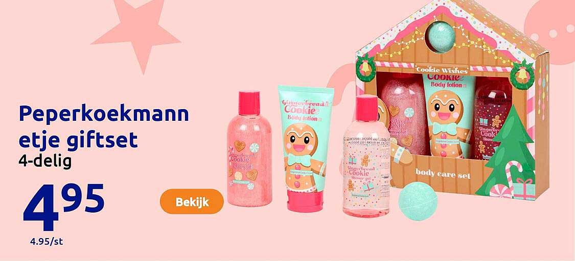Peperkoekmannetje giftset 4-delig