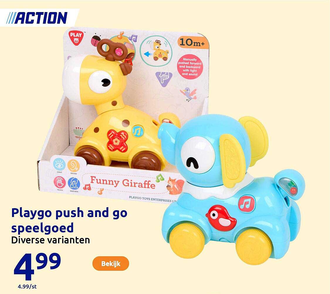 Playgo push and go speelgoed - Diverse varianten