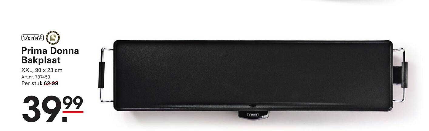 Prima Donna Bakplaat XXL, 90 x 23 cm