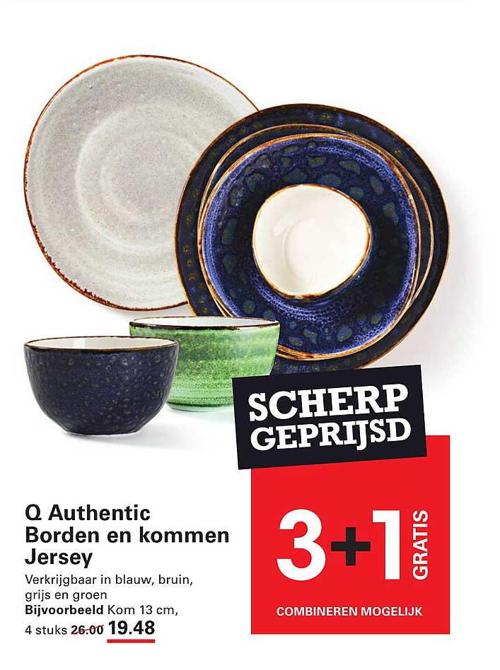 Q Authentic Borden en kommen Jersey