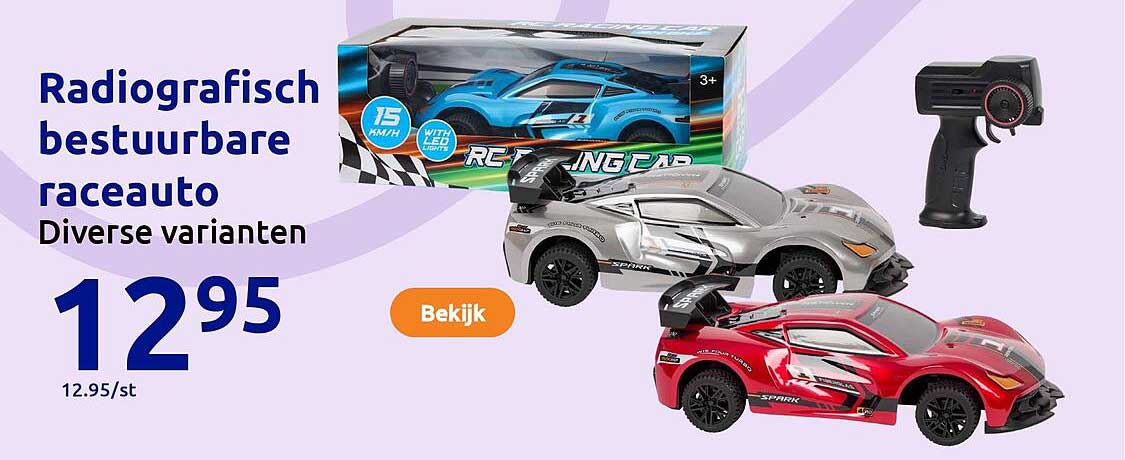 Radiografisch bestuurbare raceauto