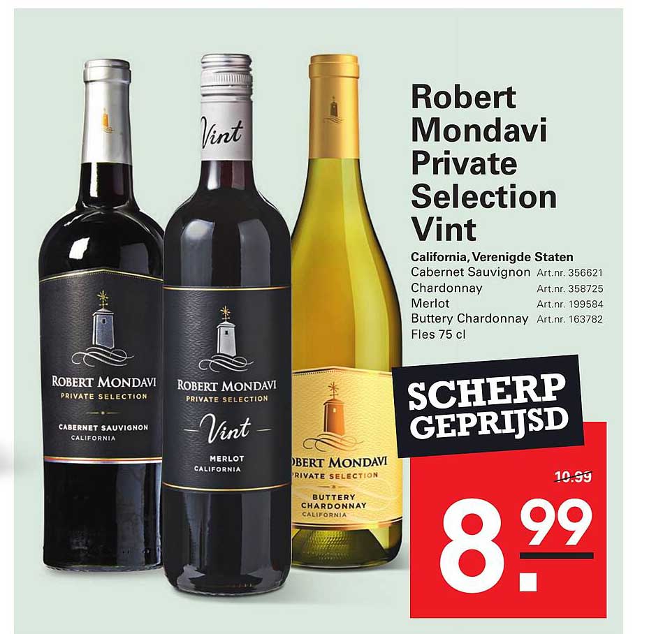 Robert Mondavi Private Selection Vint