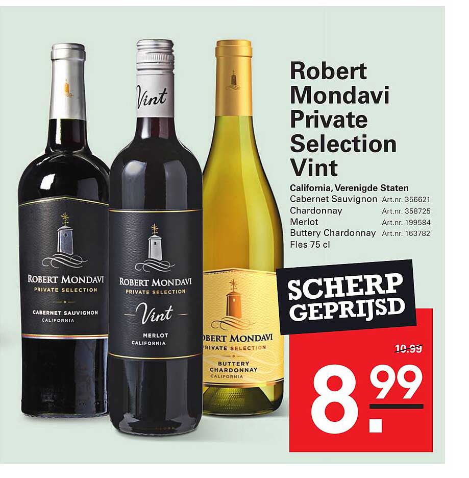 Robert Mondavi Private Selection Vint