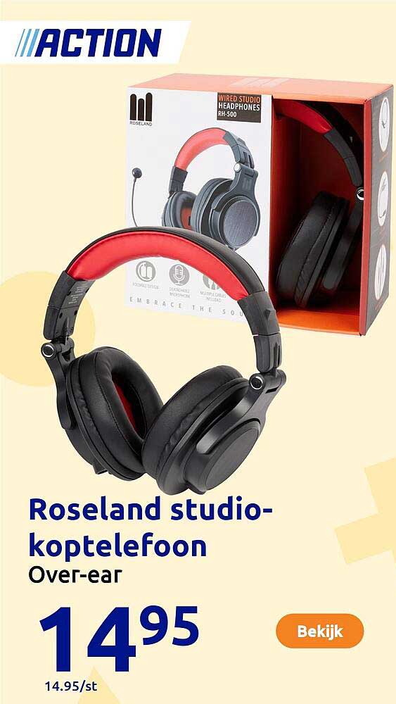 Roseland studio-koptelefoon
