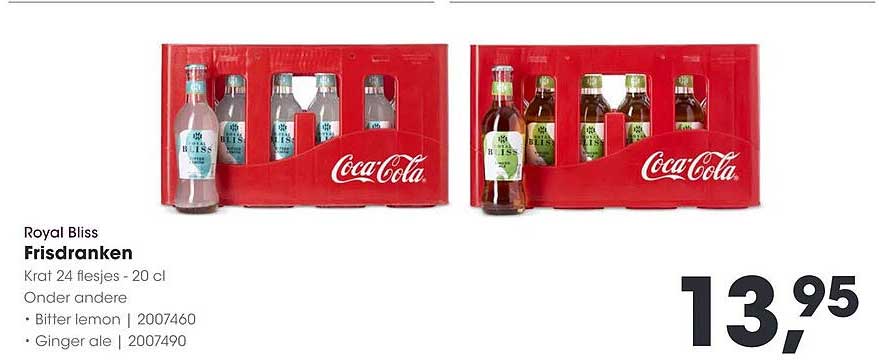 Royal Bliss Frisdranken Krat 24 flesjes - 20 cl