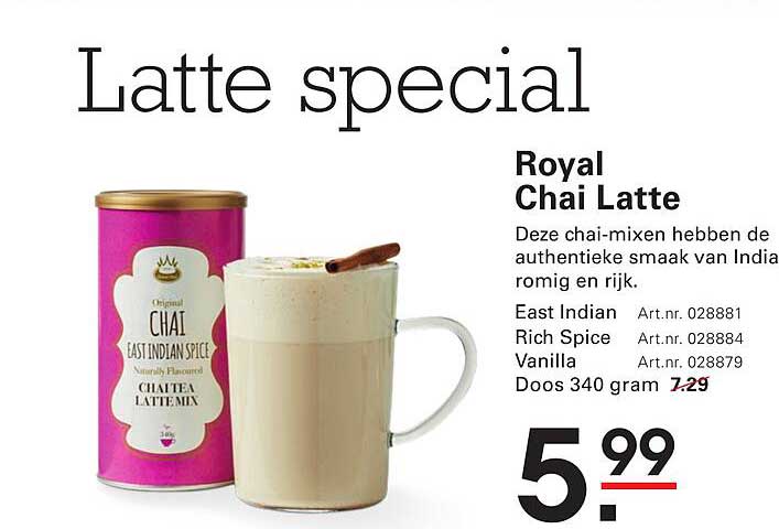Royal Chai Latte