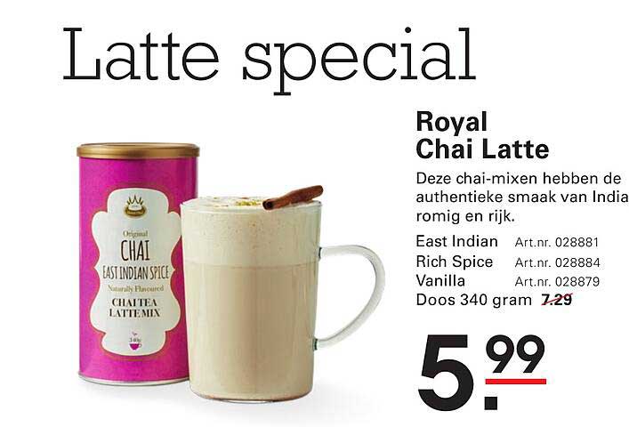 Royal Chai Latte