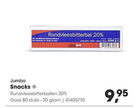 Rundvleesbitterballen 20%