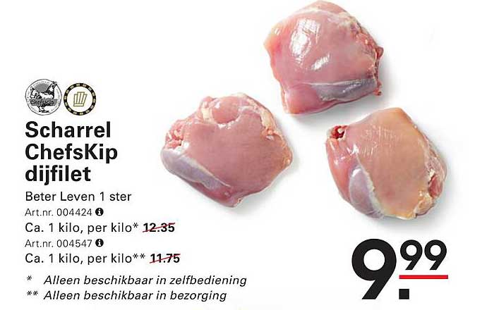 Scharrel ChefsKip dijfilet