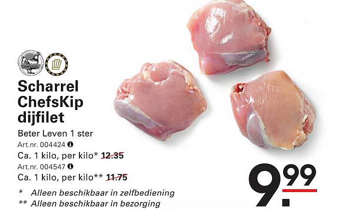 Scharrel ChefsKip dijfilet