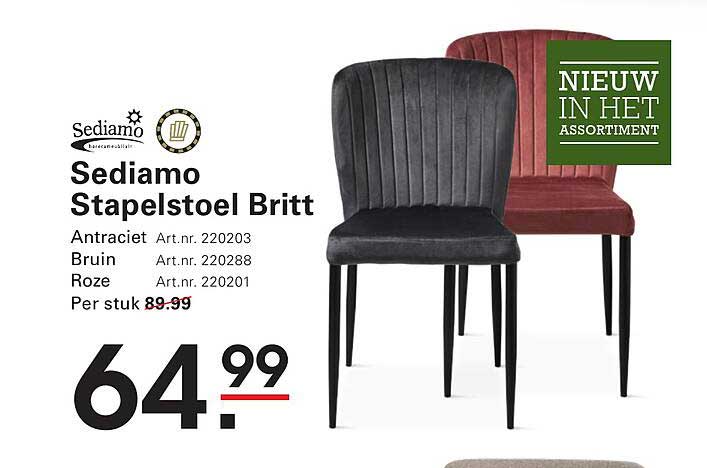 Sediamo Stapelstoel Britt