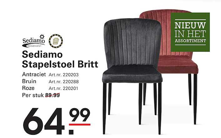 Sediamo Stapelstoel Britt