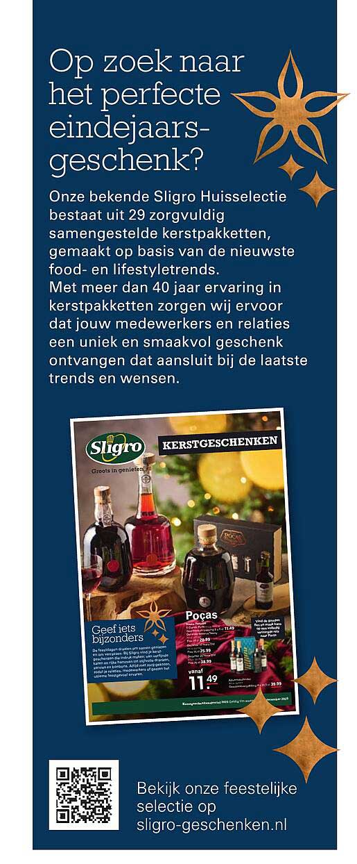 Sligro Huiselelectie Kerstpakket vanaf 11,49