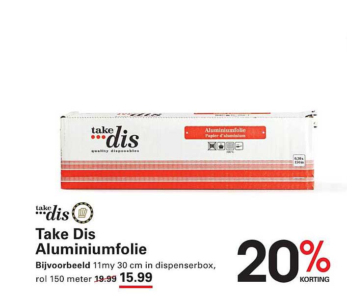 Take Dis Aluminiumfolie