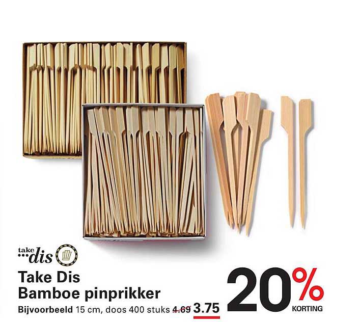 Take Dis Bamboe pinprikker