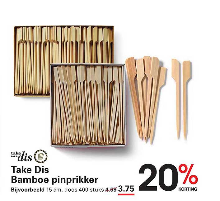 Take Dis Bamboe pinprikker
