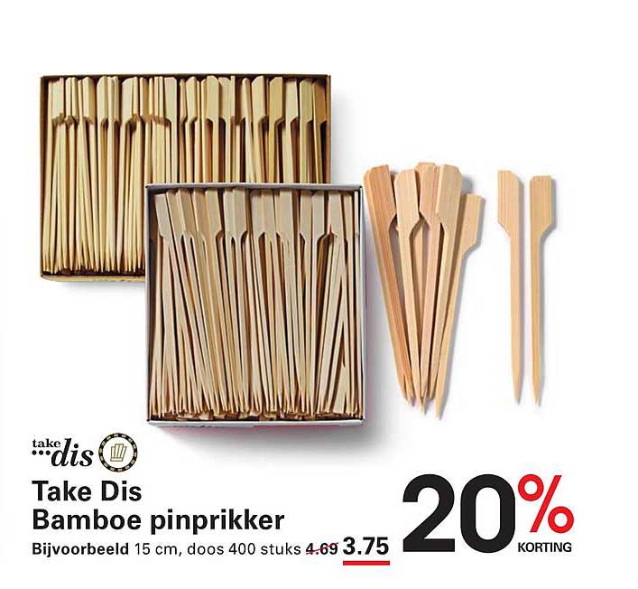 Take Dis Bamboe pinprikker