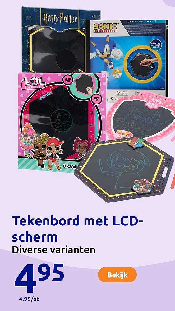 Tekenbord met LCD-scherm