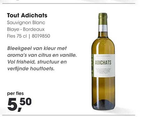 Tout Adichats Sauvignon Blanc