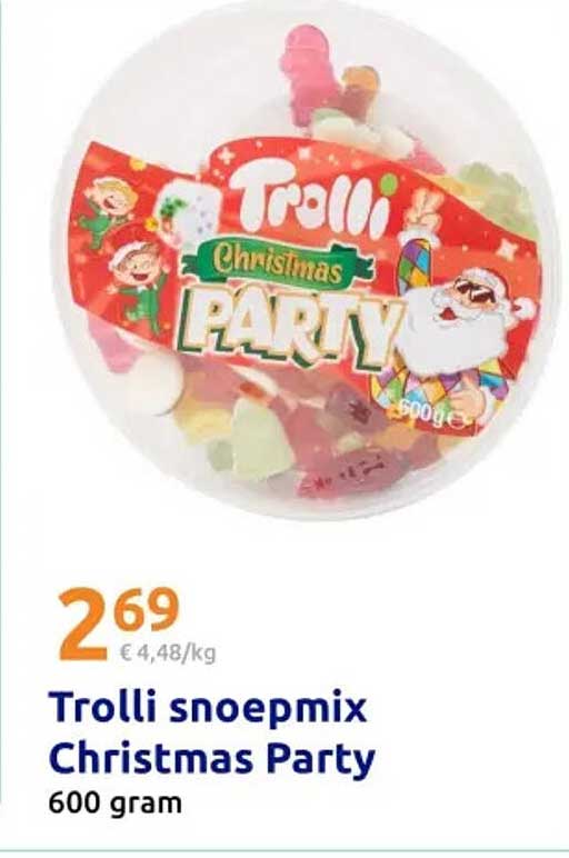 Trolli snoepmix Christmas Party