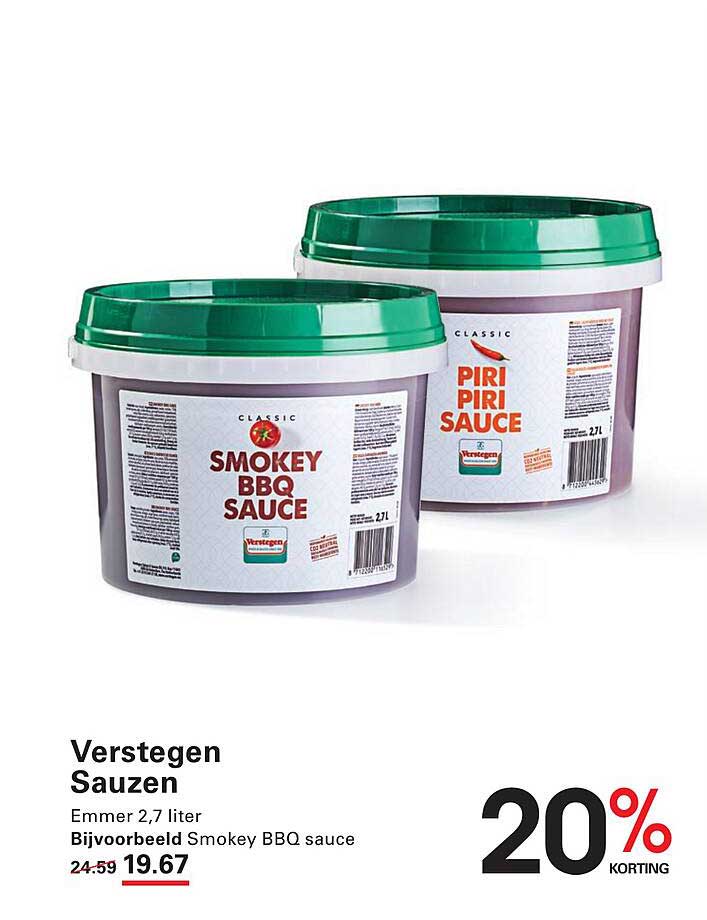 Verstegen Sauzen Emmer 2,7 liter