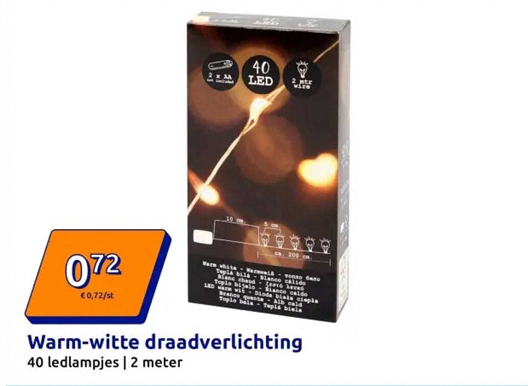 Warm-witte draadverlichting