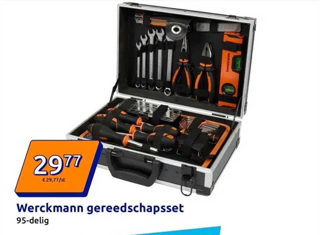 Werckmann gereedschapset 95-delig