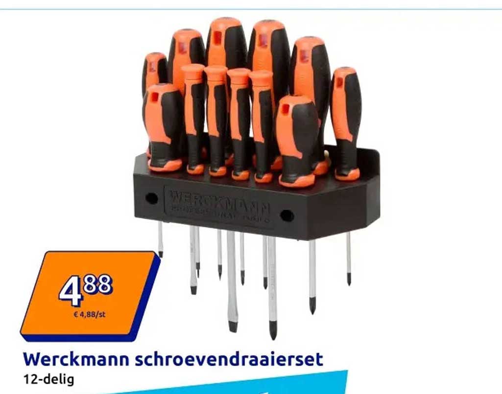 Werckmann schroevendraaierset 12-delig
